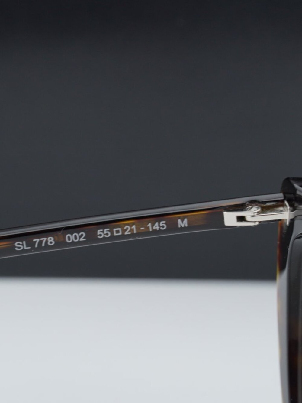 Saint Laurent SL778 002 Square Eyeglasses 55mm – Havana - Picture 9 of 10